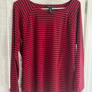 Lauren by RL stripe shirt